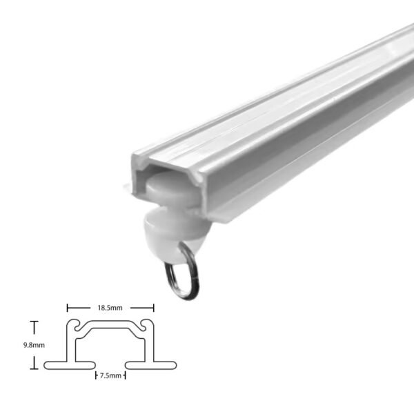 Hidden Curtain Rails Aluminium Recessed Curtain Track