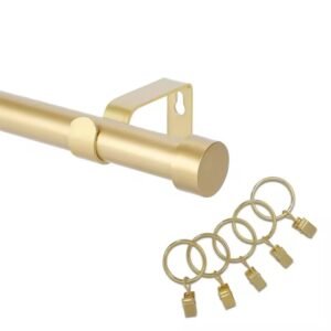 Professional 25mm Metal Curtain Rod Set with Rings