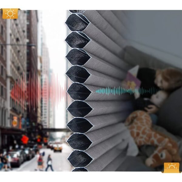 Cellular Blind Window Honeycomb Blinds for the Living Room - 图片 4