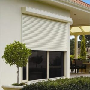 Smart Outdoor Roller Hurricane Shutters Sunproof Aluminum Roll up