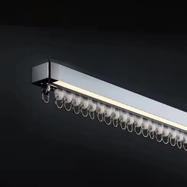 RC Aluminum Curtain Rail Track with LED Light - 图片 4
