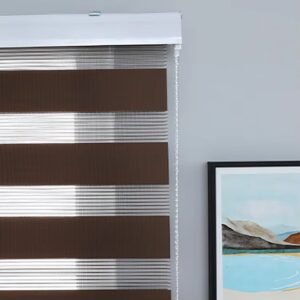 Zebra Blinds Window Blackout Manual Day and Night Roller Blinds