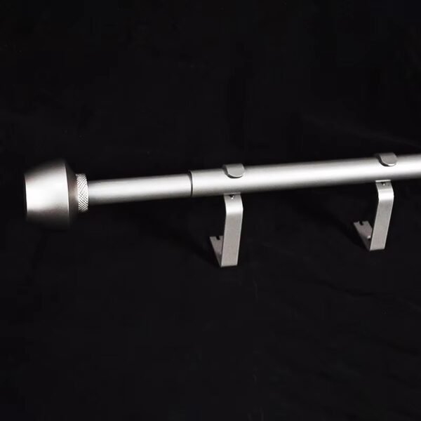 28mm Extendable Iron Curtain Rod Set with Decorative Finials - 图片 7