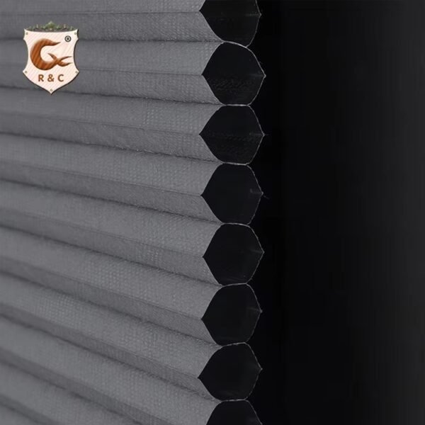 Motorized Blackout Honeycomb Blinds with Remote Control - 图片 4