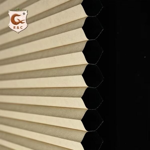 Motorized Blackout Honeycomb Blinds with Remote Control - 图片 7
