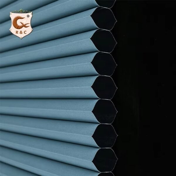Motorized Blackout Honeycomb Blinds with Remote Control - 图片 6